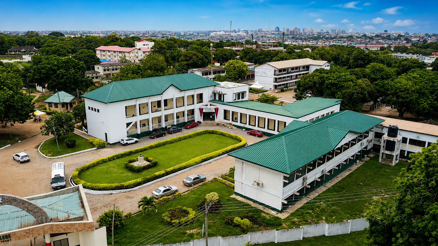 NMTC Korle Bu campus and students